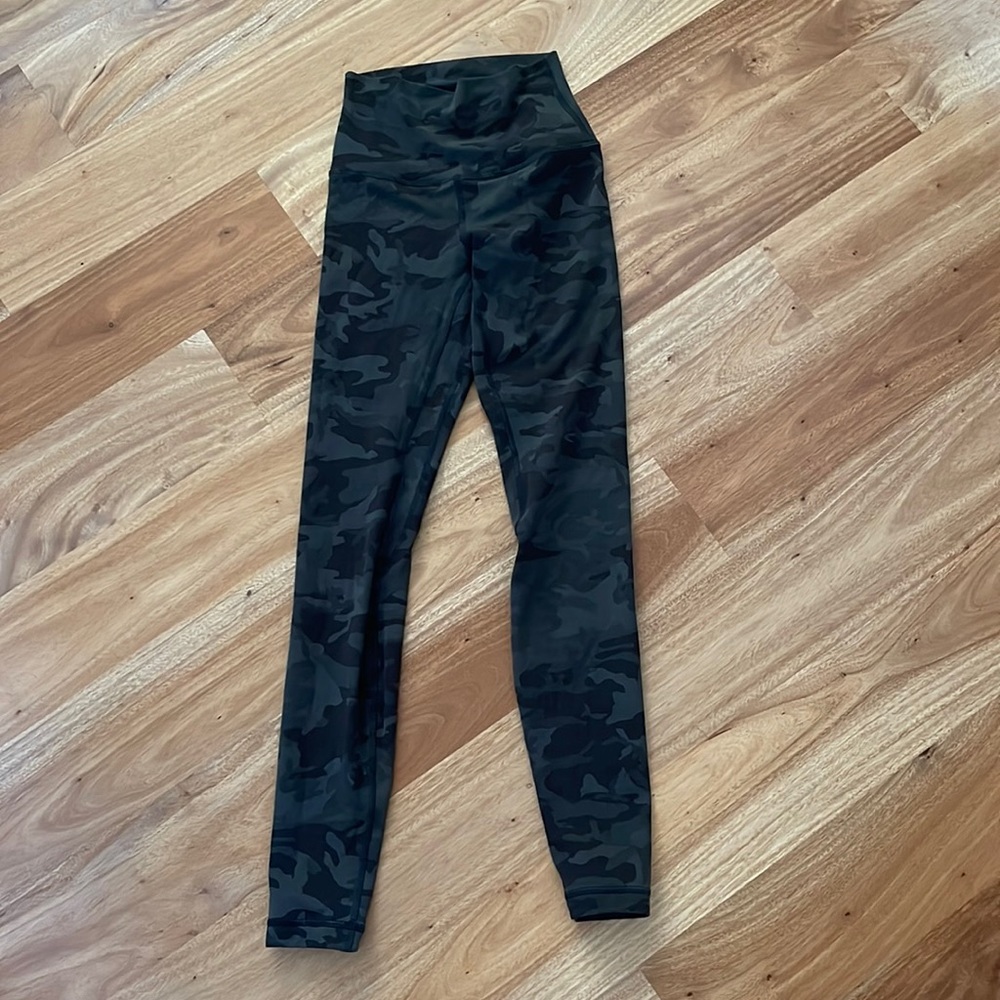 Lululemon green camo leggings